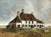 Henry Richard S. Bunnett The Saint-Gabriel Farmhouse France oil painting artist